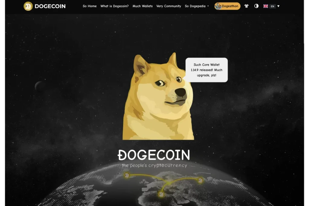 迷因幣狗狗幣Dogecoin（貨幣代碼DOGE）